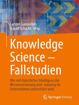 cover image of Knowledge Science – Fallstudien